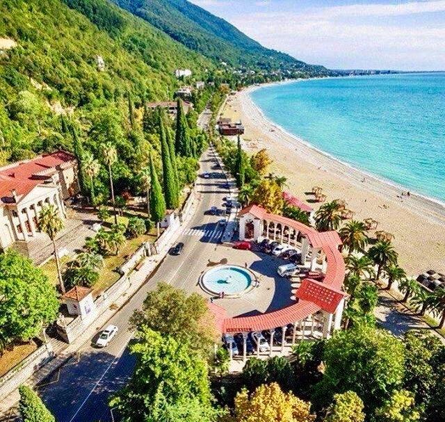 Абхазия Фото Пляжа И Города